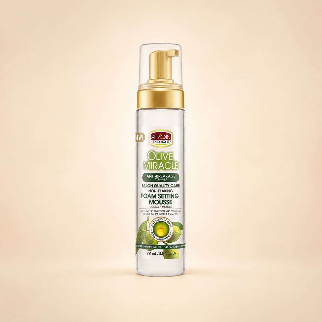موس ضد وز و براق کننده مو آفریکن پراید Olive Miracle